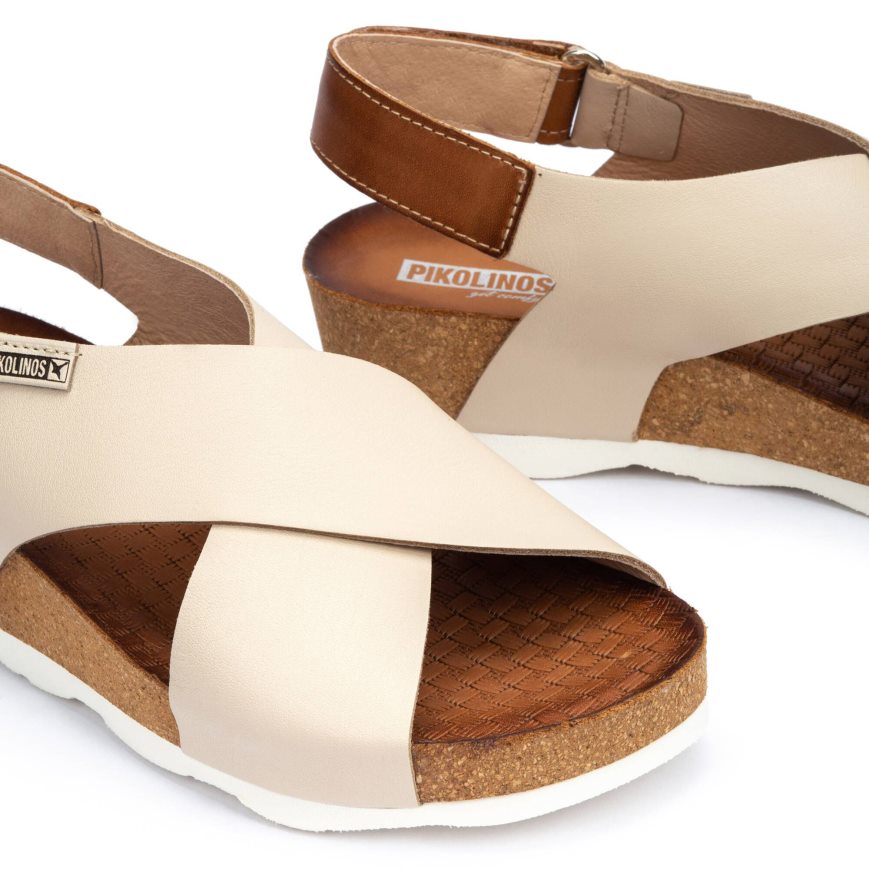 Women's Pikolinos MAHON Sandals Beige | NZ KQ59783